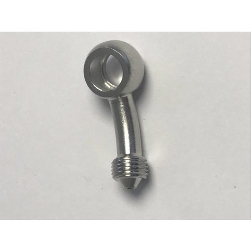 Banjo en acier inoxydable pour conduites de frein noires (taille sélectionnée)