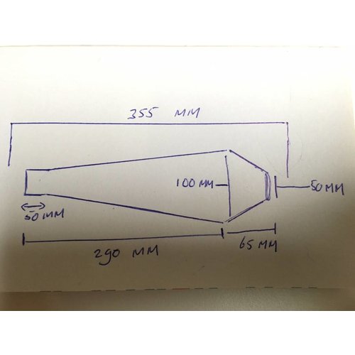 Pot d'échappement en inox Scrambler fait main 42mm - 51mm