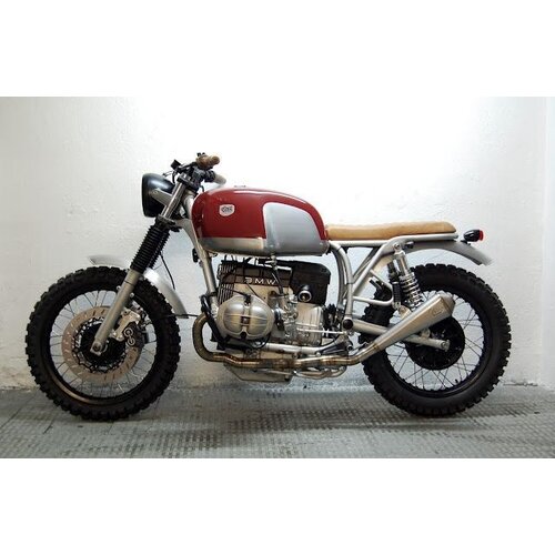 Scrambler Spatbord Lang 115MM x 48CM Aluminium - Zwart