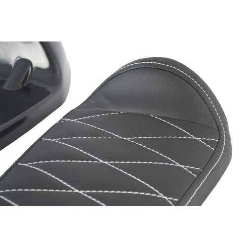C.Racer Cafe Racer Seat Diamond Stitch Zwart Type 27