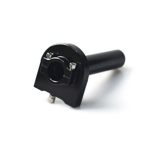 22MM CNC Aluminium Twistgrip Black