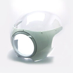 Retro Cafe Racer Fairing Clear