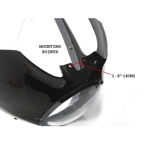 Retro Cafe Racer Fairing Clear