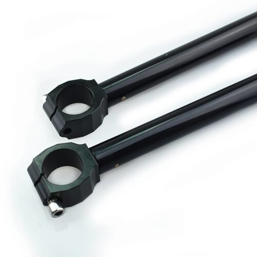 Bracelets réglables pour guidon 22 MM CNC (noir/argent)