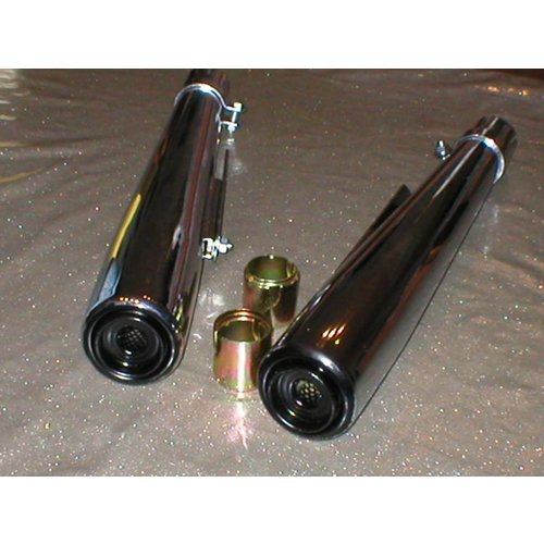 Emgo Megaphone Schalldämpfer Verchromt 35mm - 44.5mm