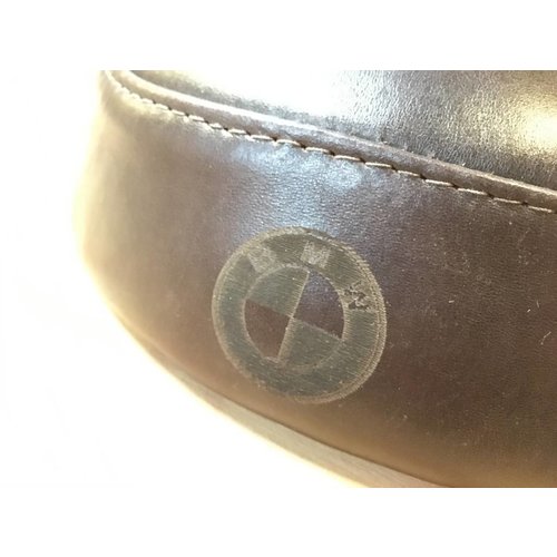 Handmade BMW Brat Seat Real Leather Dark Brown 43
