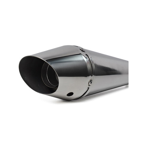 Pot d'échappement GP "Raw" en inox 51mm