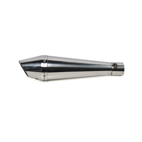 Pot d'échappement GP "Raw" en inox 51mm
