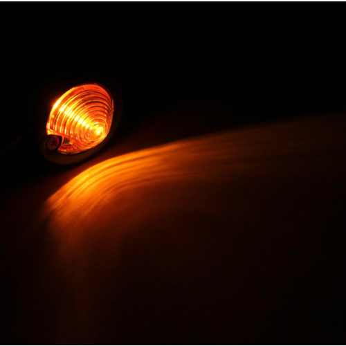 Amber & Chrome Bullet Turn Signals