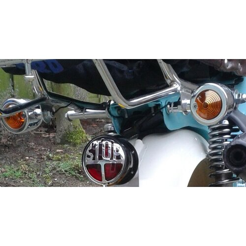 Amber & Chrome Bullet Turn Signals