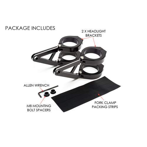 Supports de phare avant de luxe "Shorty"