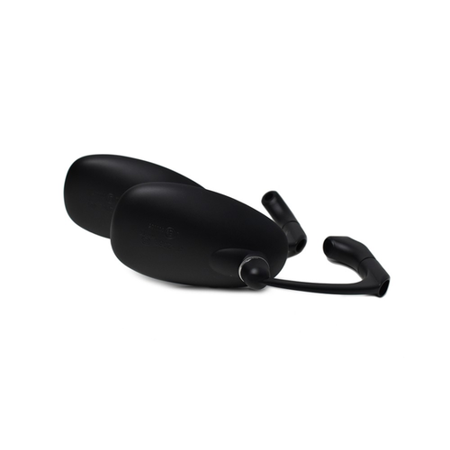 Adjustable Bar end Mirror ABS Black