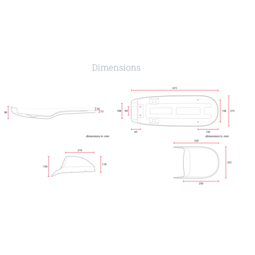 C.Racer CX500 Seat Tuck 'N Roll Vintage Brown 81