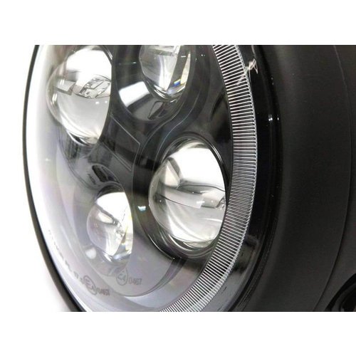7" Premium Project & Halo Cafe Racer Headlight