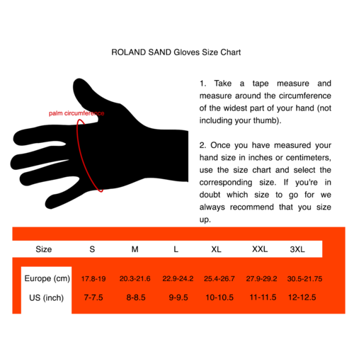 Roland Sands Gants Dezel tabac foncé