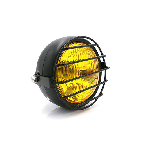 Phare avant 6.3"Jaune / Noir - Métal Type 15