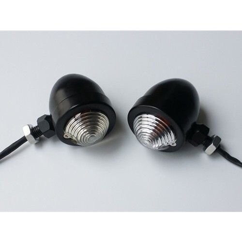 Set Oldschool Black & Transparent Bullet Blinker
