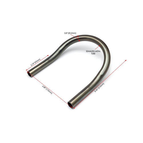 20.3 mm Upswept (20 degrees) Hoop Short OD: 180MM
