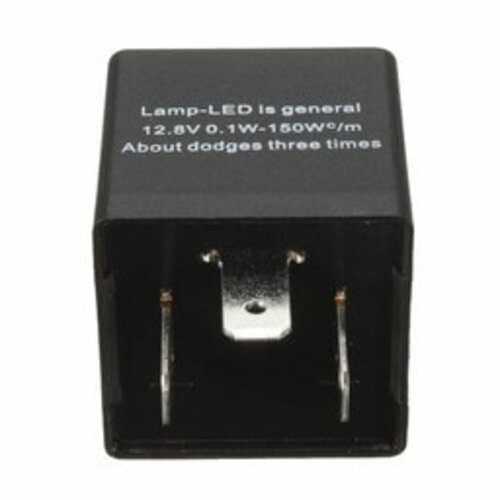 Flashing light relay adjustable