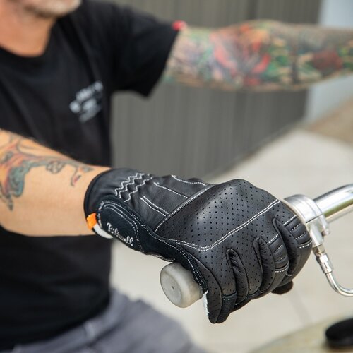 Biltwell Borrego Gloves - Black/Cement
