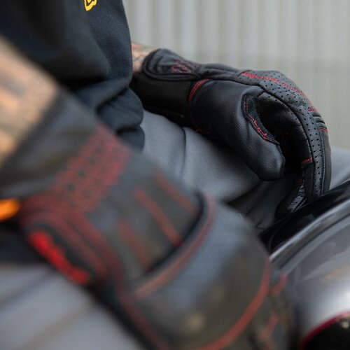 Biltwell Borrego Gloves - Redline