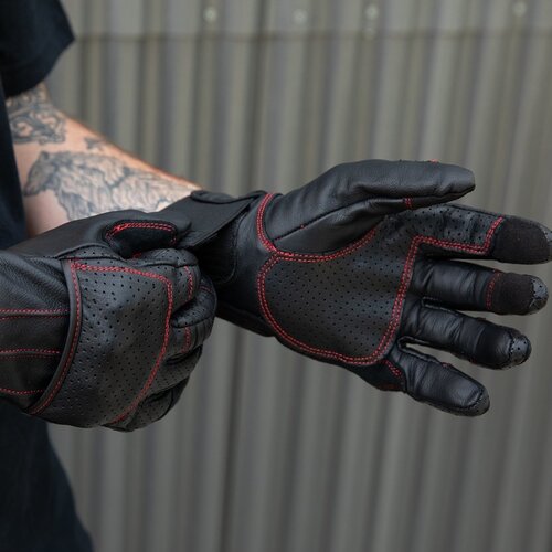 Biltwell Borrego Gloves - Redline