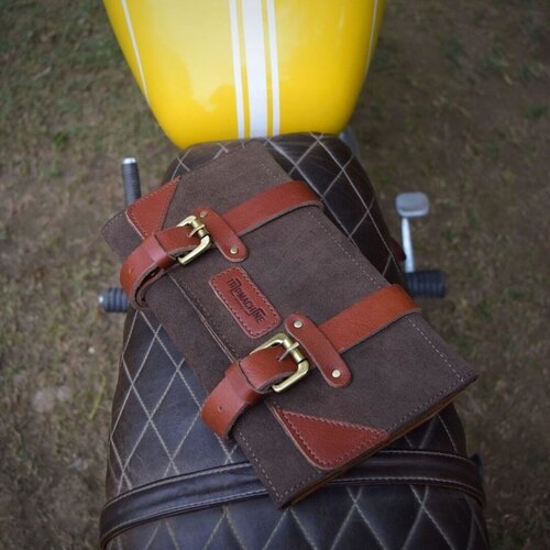 Trip Machine Tool Roll Tobacco Tan