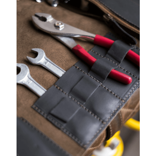 Trip Machine Werkzeugtasche Tabak Schwarz