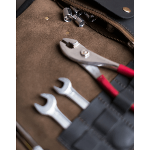 Trip Machine Werkzeugtasche Tabak Schwarz