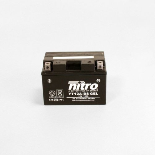 NITRO YT12A-BS Super Sealed Battery