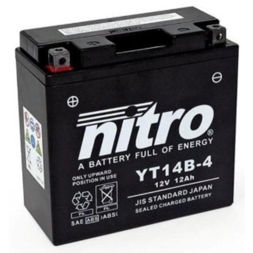 NITRO YT14B-4 Onderhoudsvrije accu