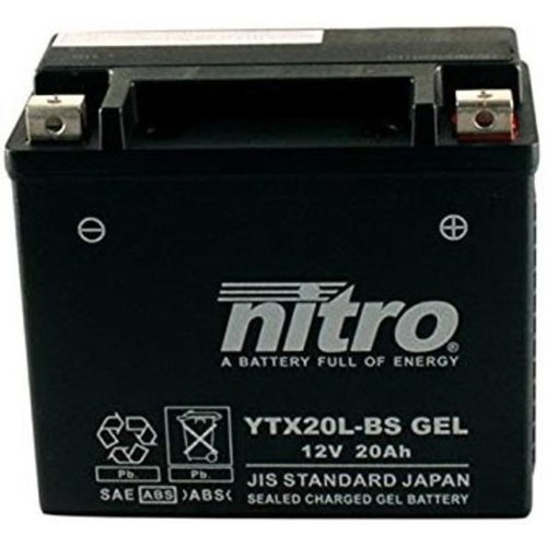 NITRO YTX20L-BS Onderhoudsvrije accu