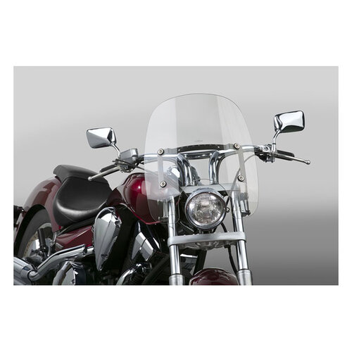 National Cycle Spartan Quick Release Windshield - Clear, 16.25''