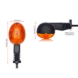 Clignotants noirs "Rally Raid"