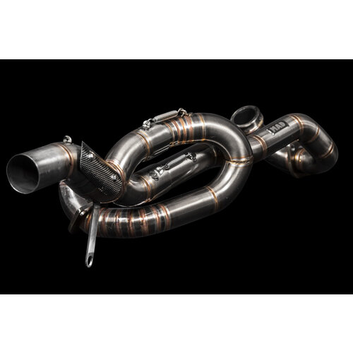 MAD Exhaust Yamaha XV TR1 Virago Scrambler-uitlaat + Scrambler-Demper (Optioneel) | Yamaha XVTR1