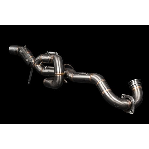 MAD Exhaust Yamaha XV TR1 Virago Scrambler-uitlaat + Scrambler-Demper (Optioneel) | Yamaha XVTR1