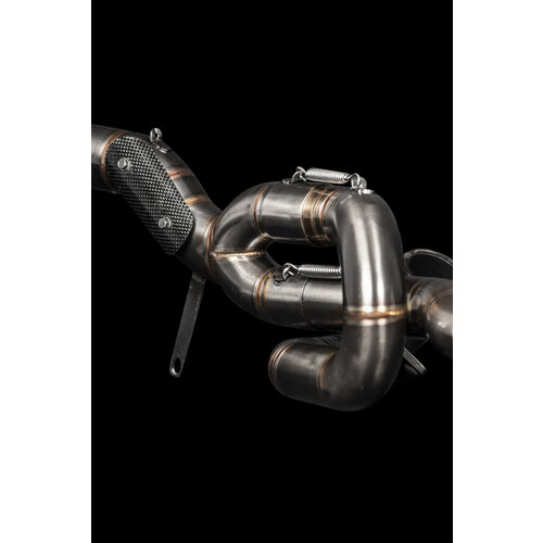 MAD Exhaust  Yamaha XV TR1 Échappement Virago Scrambler + Silencieux Scrambler (Optionnel) | Yamaha XV TR1