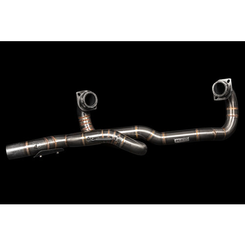 MAD Exhaust  Yamaha XV TR1 Échappement Virago Scrambler + Silencieux Scrambler (Optionnel) | Yamaha XV TR1