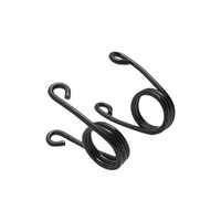 Haarspeld Veren Chroom 2 inch met Bevestigingskit
