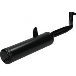 Pot d'échappement Vespa Ciao 22mm Noir