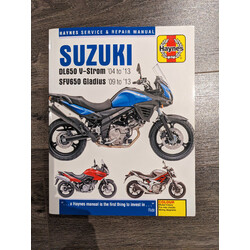 Reparatiehandleiding SUZUKI DL650 V-STROM & SFV650 04-13