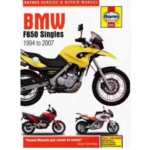 Haynes Reparaturhandbuch BMW F650