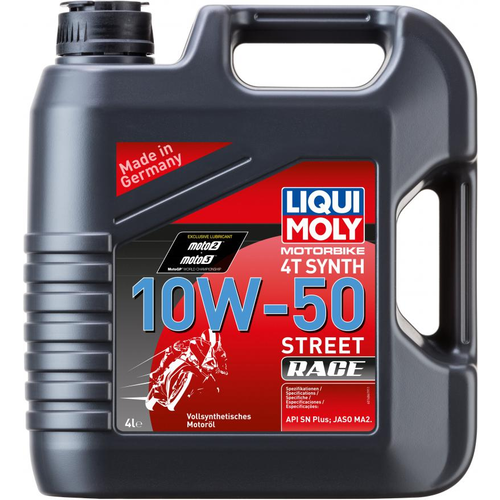 Liqui Moly Motorbike 4T Synth 10W-50 Street Race | 1 litre ou 4 litres