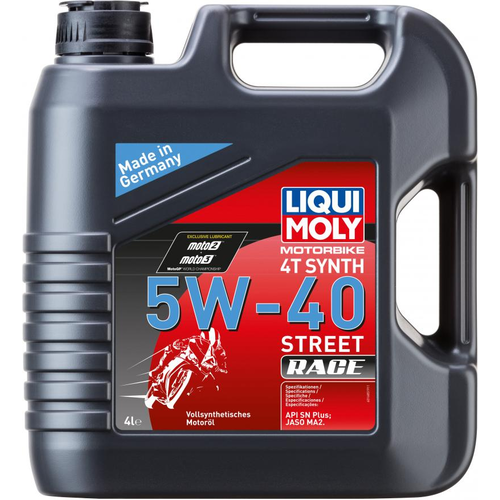 Liqui Moly  Motorbike 4T Synth 5W-40 Street Race | 1Liter or 4 Liters