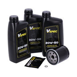 Engine Oil Service Kit | 20W50 Synthetic