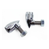 Bullet Grooved 3-1 Taillight / Turn Signal Combo | Chrome or Black