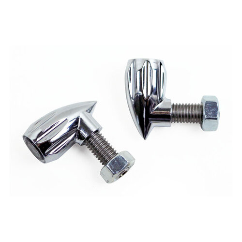 KODLIN Combo Feu Arrière/Clignotant Rainuré 3-1 | Chromé Ou Noir