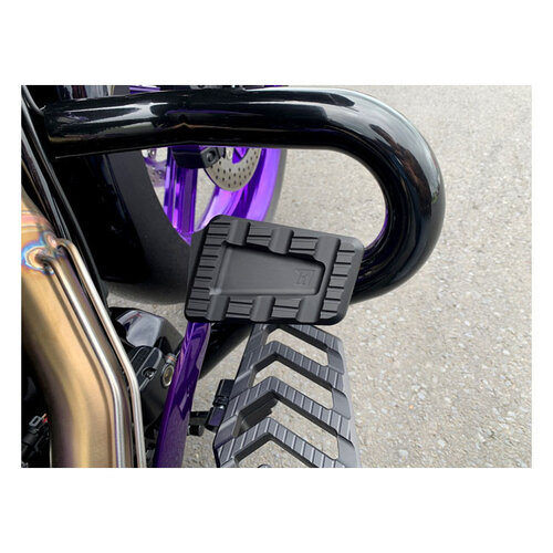 KODLIN Trackboard Rem-/Schakelpedaal Zilver | 86-17(NU)FL Softail; 12-16(NU)Dyna FLD-switchback; 83-23 FLT/Toeren; 09-23 Trikes