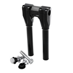 Straight Riser Set 250Mm Rise | Black | 25mm Or 28mm