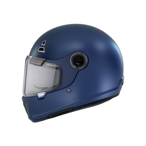 MT Helmets Helm Jarama SV Mat Blauw  | Met Zilveren Details